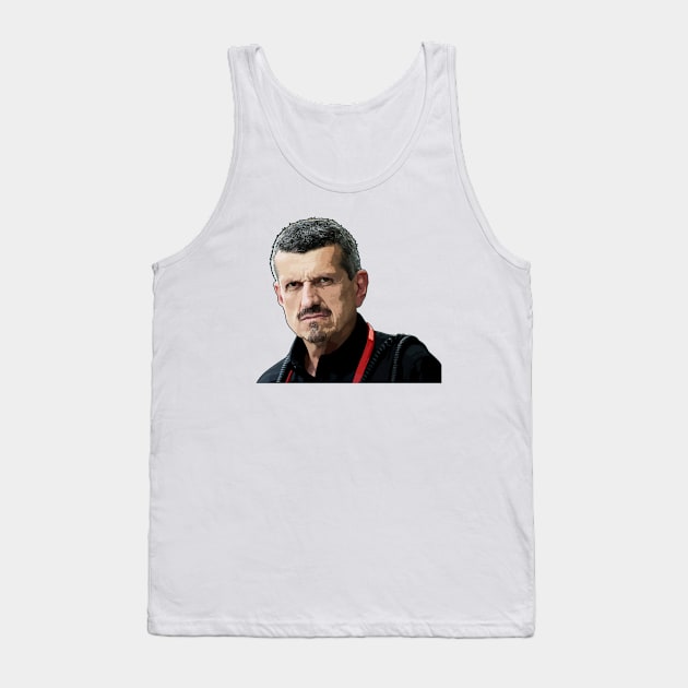 Guenther Steiner Illustration Tank Top by KAM Std